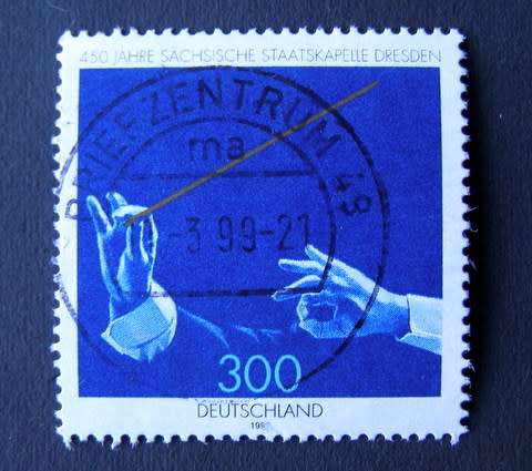 GERMANY - 450th Anniv. of Saxony State Orchestra 1998
