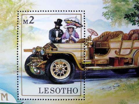 LESOTHO Mint Miniature Sheet - Century of Motoring 1985