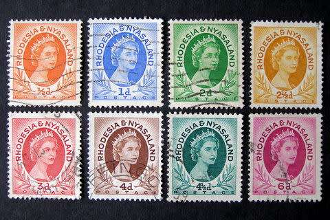 RHODESIA & NYASALAND - QEII Definitive 1954