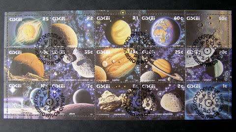 CISKEI Miniature Sheet (CTO) - The Solar System 1991