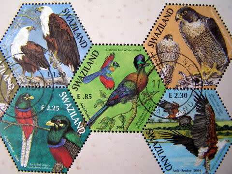 SWAZILAND Miniature Sheet (CTO) - First SAPOA Joint Stamp Issue 2004 //Birds