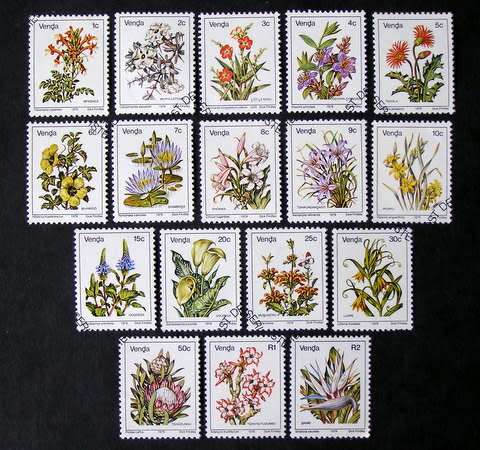 VENDA Set (CTO) - Flowers 1979