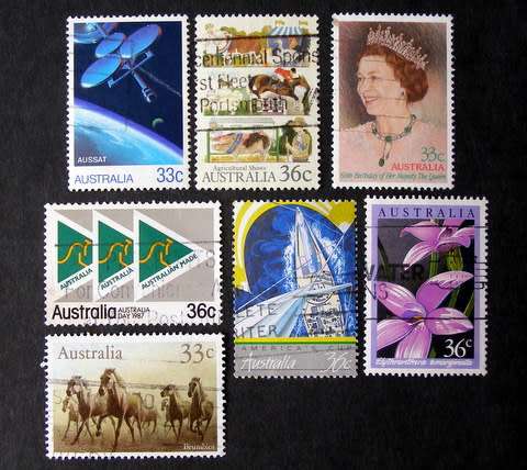 AUSTRALIA - Assorted Stamps 1986/87