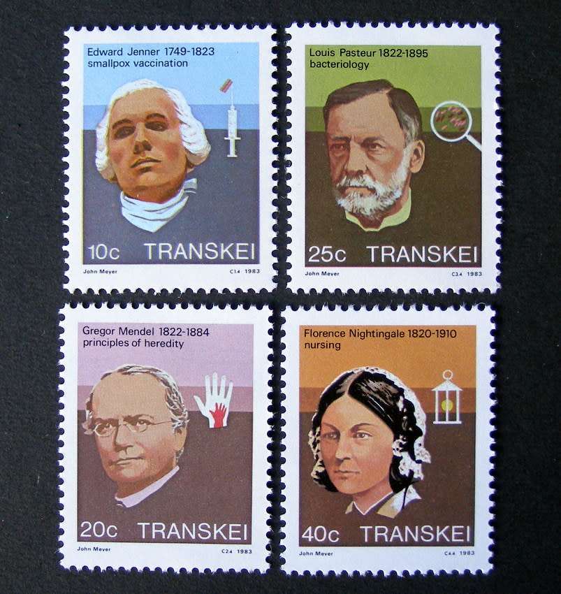 TRANSKEI Mint Set - Heroes of Medicine 1983