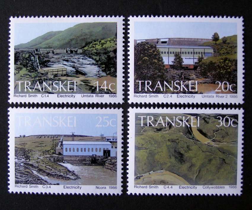 TRANSKEI Mint Set - Hydro-Electric Power Stations 1986