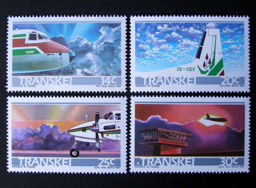 TRANSKEI Mint Set - Transkei Airways 1987 //Aircraft