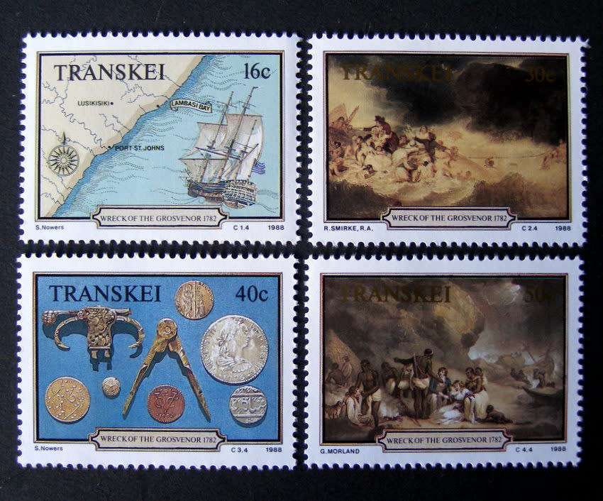 TRANSKEI Mint Set - The Grosvenor Shipwreck 1988