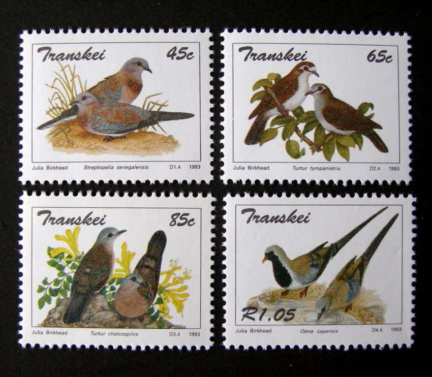 TRANSKEI Mint Set - Doves 1993 //Birds