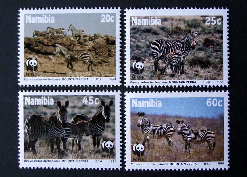 NAMIBIA Mint Set - Mountain Zebra 1991
