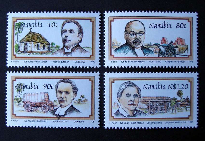 NAMIBIA Mint Set -  Missionaries 1995