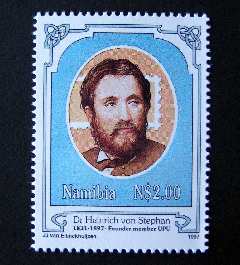 NAMIBIA Mint Set - Death Centenary of Dr. Heinrich von Stephan 1997