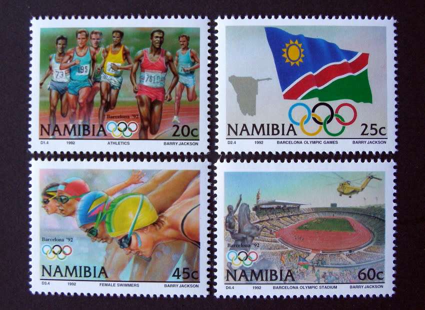NAMIBIA Mint Set - Olympic Games, Barcelona 1992 //Sport