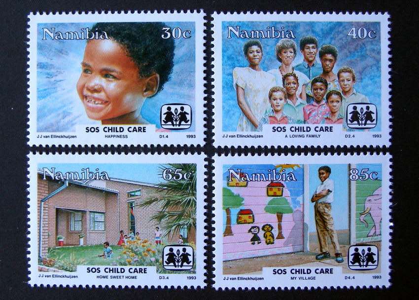 NAMIBIA Mint Set - S.O.S. Child Care 1993