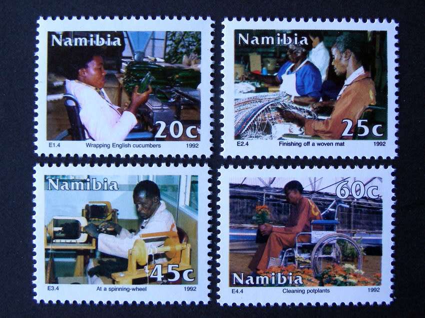 NAMIBIA Mint Set - Integration of the Disabled 1992