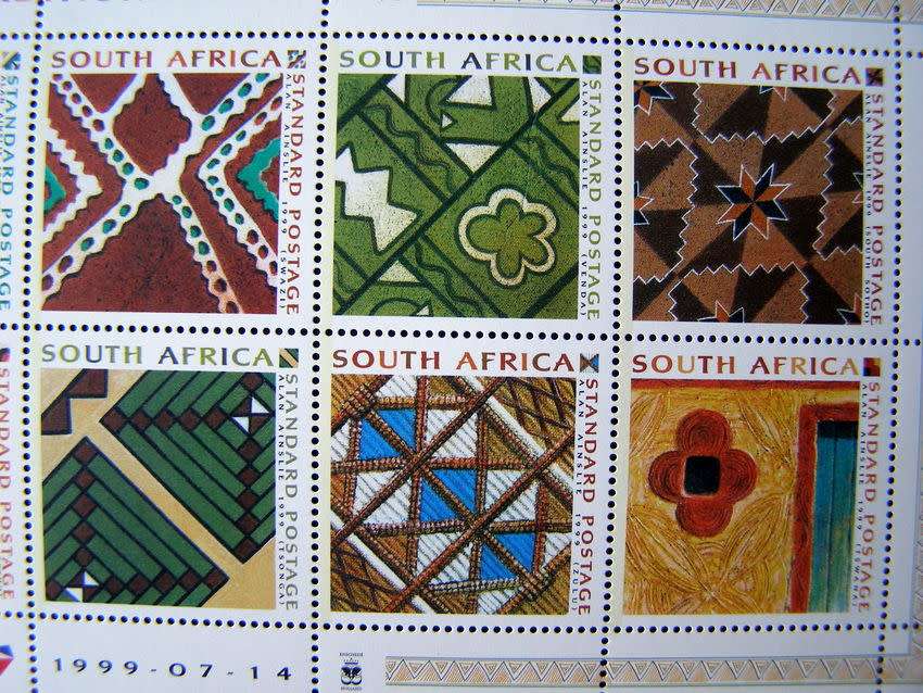 SOUTH AFRICA Mint Set - Traditional Wall Art 1999