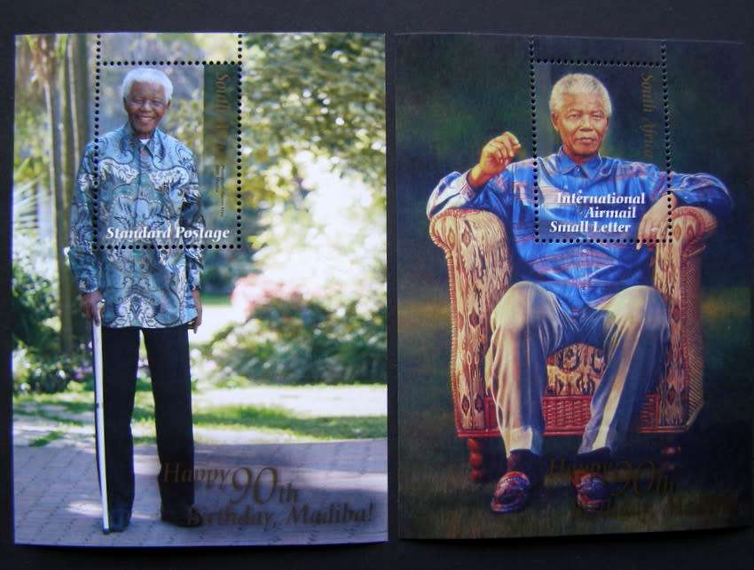 SOUTH AFRICA Mint Miniature Sheet Set - Nelson Mandela`s 90th Birthday 2008