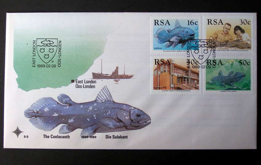 SOUTH AFRICA Cover - The Coelacanth 1989 //Fish