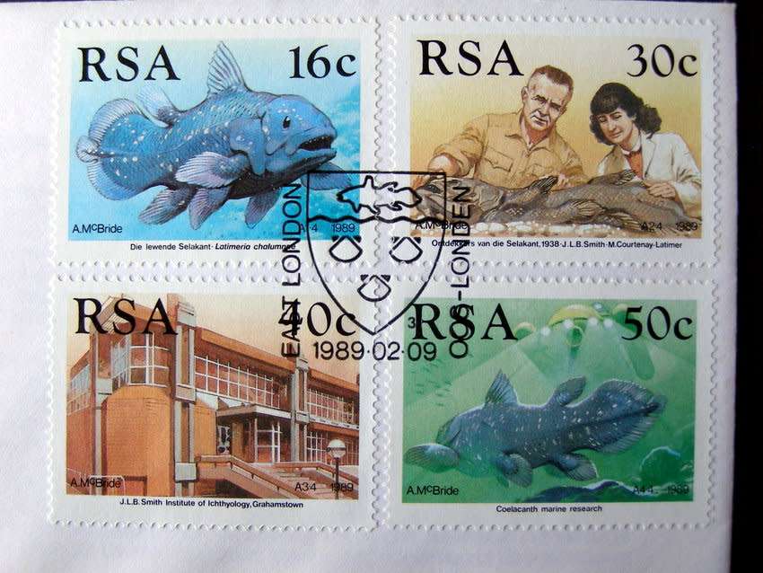 SOUTH AFRICA Cover - The Coelacanth 1989 //Fish