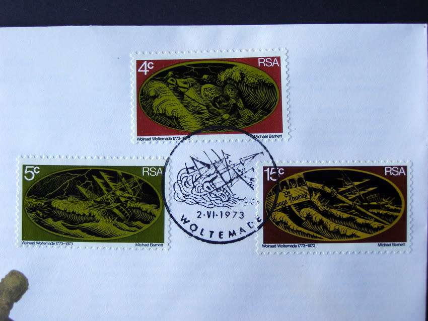 SOUTH AFRICA Cover - Bicentenary of Rescue by Wolraad Woltemade 1973