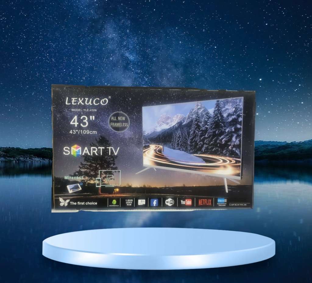 Lexuco- 43` Smart TV Frameless
