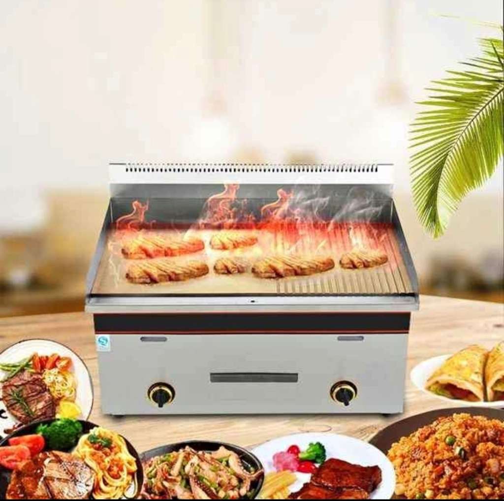 Flat Top Gas Griller 550mm