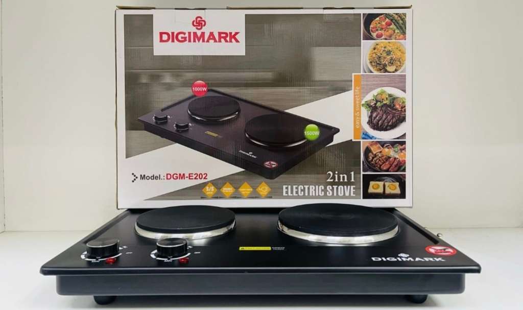 DIGIMARK-2IN1 Electric stove 1000W+1500W hot plate electric cooking