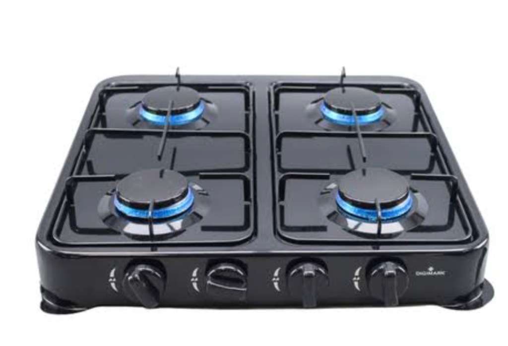 Stoves, Burners & Gas Cylinders - Digimark 4-Burner Gas Stove - Black ...