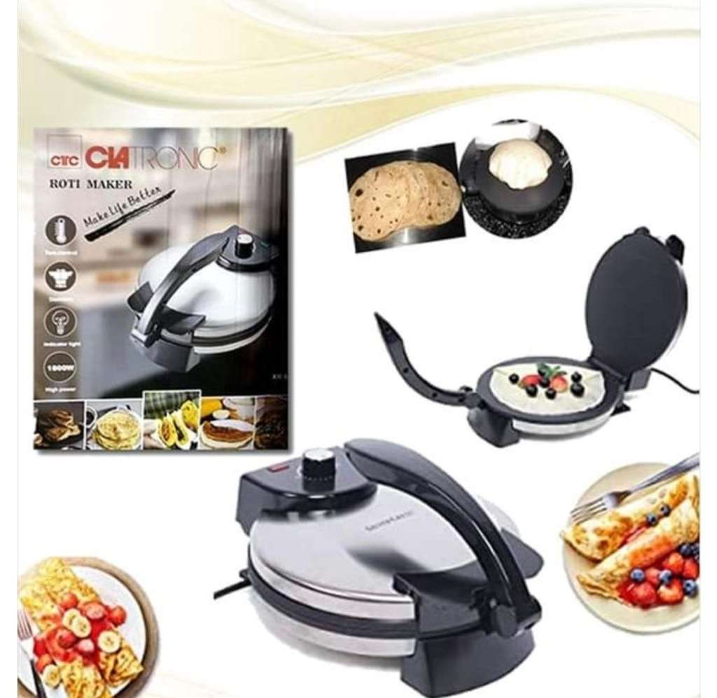 Electric Roti Maker - 1800w - double sided heat - even heat distribution