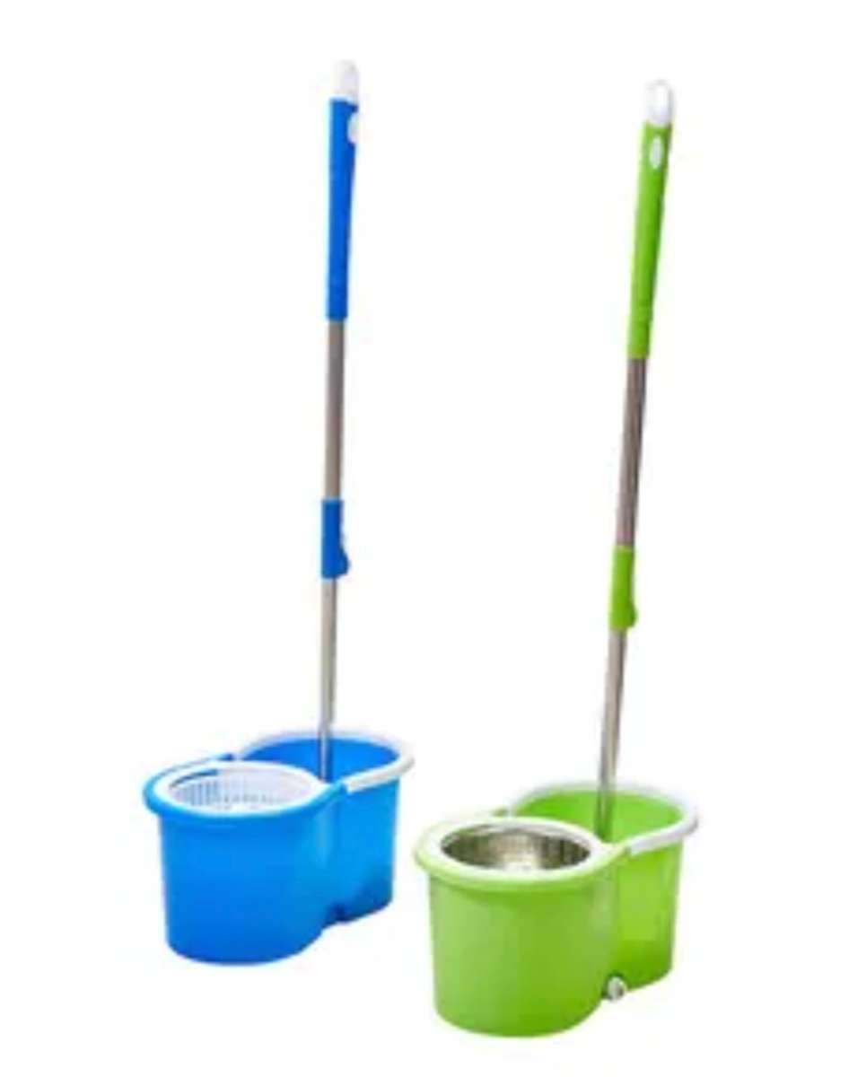 Rotating 360° Magic Spin Mop And Plastic Bucket Set