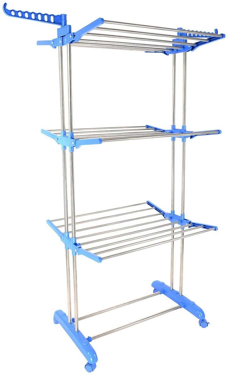 Collapsible 3 Tier Cloth Hanger Drying Rack