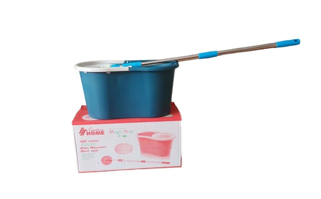 Rotating 360° Magic Spin Mop And Plastic Bucket Set