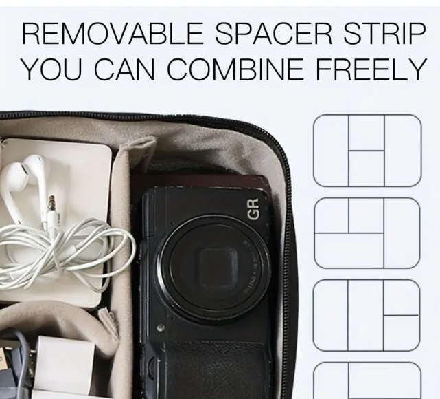 Large Capacity Storage Bag Data Cable Earphone Charger Storage Bag