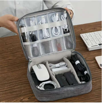 Large Capacity Storage Bag Data Cable Earphone Charger Storage Bag