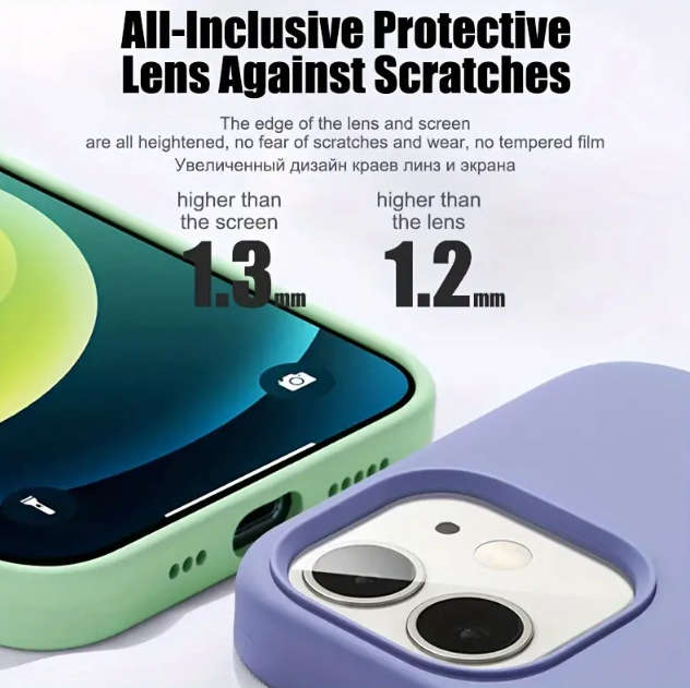 Liquid Silicone Phone Case For iphone 15 pro max