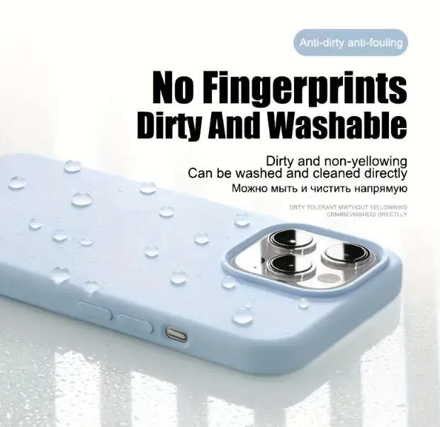 Liquid Silicone Phone Case For iphone 15 pro max