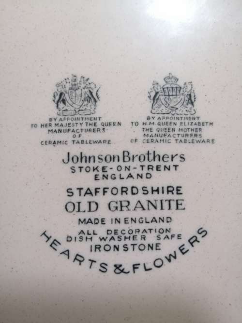 Johnson Brothers Hearts and Flowers Plate