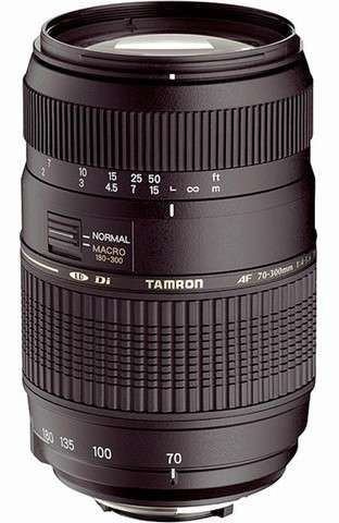 TAMRON 70-300mm Di LD MACRO (CANON MOUNT) LENS
