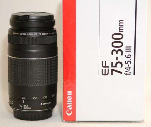 CANON 75-300mm f/4-5.6III Lens - BRAND NEW