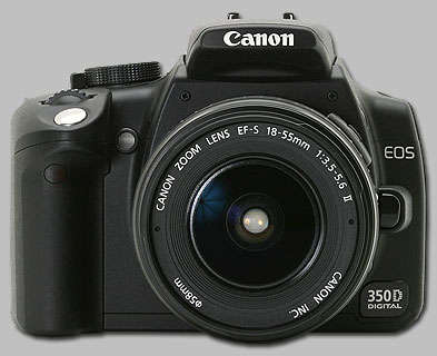 Canon 350D 8Mp Black D-SLR Body + 18-55mm Lens + Bag + Original Accessories