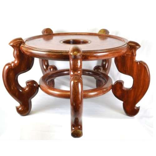 Solid Wood Fishbowl Stand