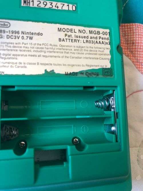 Authentic restored Gameboy Pocket