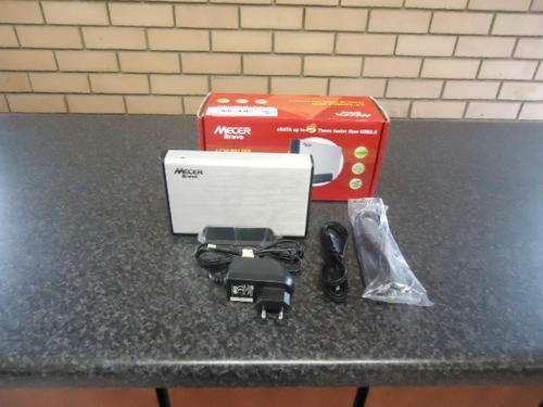 (500 GB) MECER BRAVO EXTERNAL USB HARD DRIVE