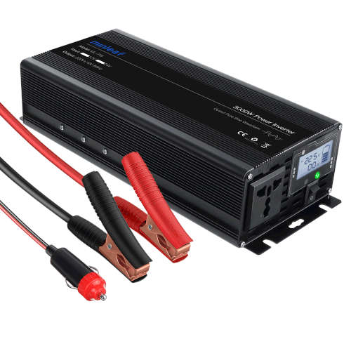 Minleaf LCD 3000W Pure Sine Wave Inverter DC12/24V To AC220V Inverter