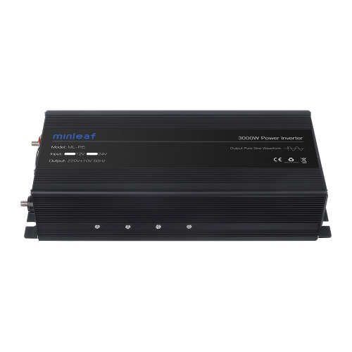Minleaf LCD 3000W Pure Sine Wave Inverter DC12/24V To AC220V Inverter