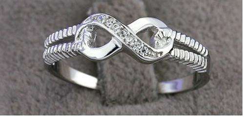 SILVER INFINITY RING
