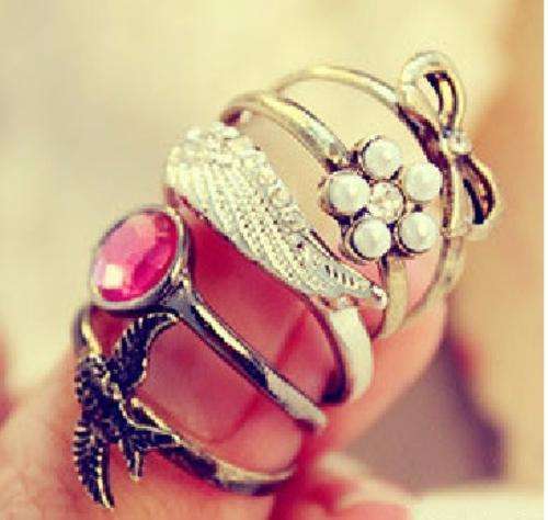 ANTIQUE 5 IN 1 RING SET