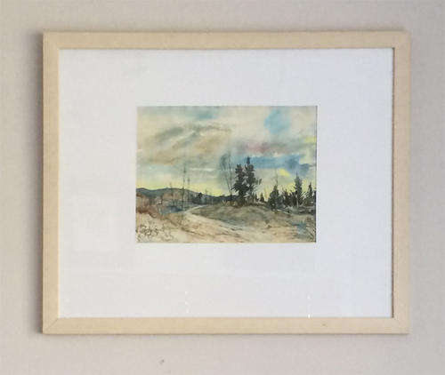 Crazy R1 start!!  Beautiful original 1960's T.H. Ritchie watercolour, framed