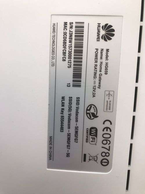 Huawei HG659 Media Router - WiFi