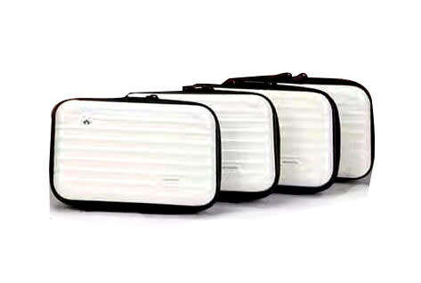 On Special Set of 3/5 Lightweight ABS Material  Travel Luggage Suitcase/Red