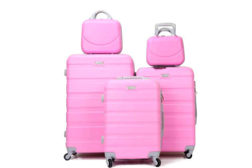 On Special Set of 5 Lightweight ABS Material  Travel Luggage Suitcase/